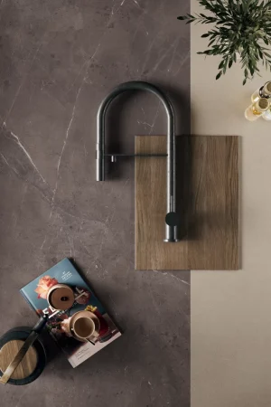 Atlas Plan Precious Brown 12mm Porselen Tezgah