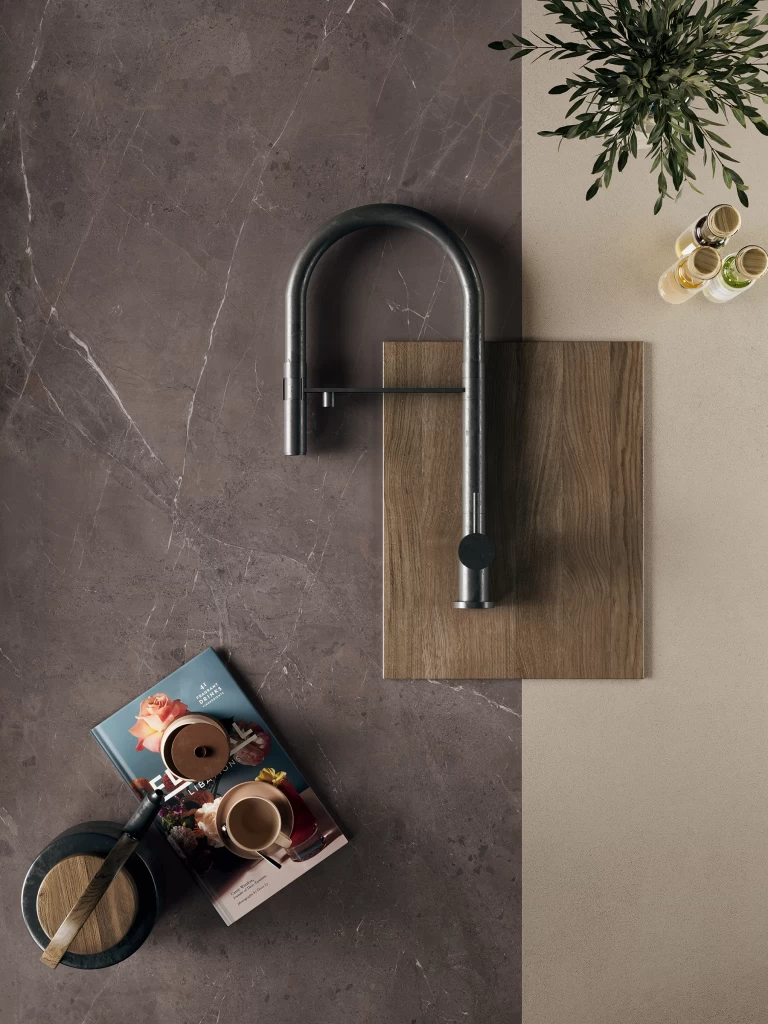 Atlas Plan Precious Brown 12mm Porselen Tezgah