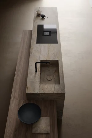 Atlas Plan Silver Root 12mm Porselen Tezgah