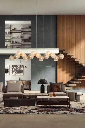 Atlas Plan Soapstone Dark 12mm Porselen Tezgah