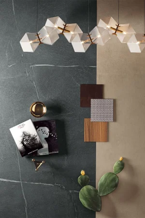 Atlas Plan Soapstone Dark 12mm Porselen Tezgah