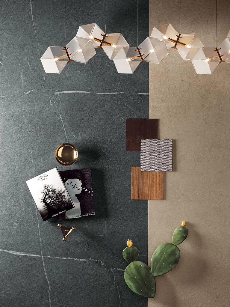 Atlas Plan Soapstone Dark 12mm Porselen Tezgah