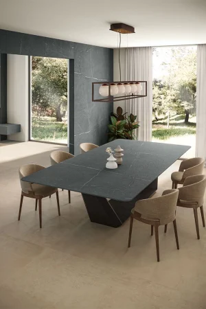 Atlas Plan Soapstone Dark 12mm Porselen Tezgah