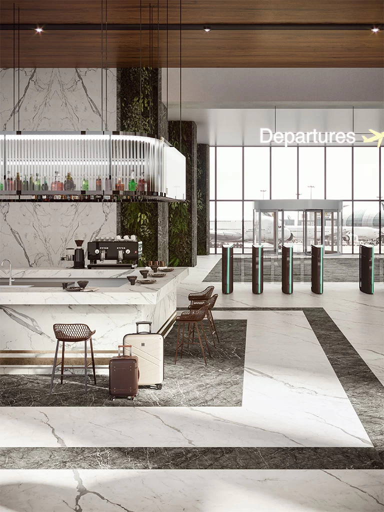 Atlas Plan Statuario Supremo 12mm Porselen Tezgah