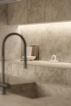 Atlas Plan Taj Mahal Noisette 12mm Porselen Tezgah