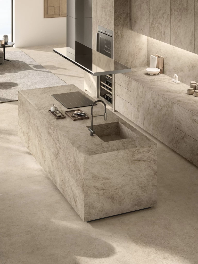 Atlas Plan Taj Mahal Noisette 12mm Porselen Tezgah