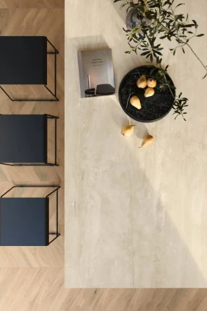 Atlas Plan Travertino Navona White 12mm Porselen Tezgah