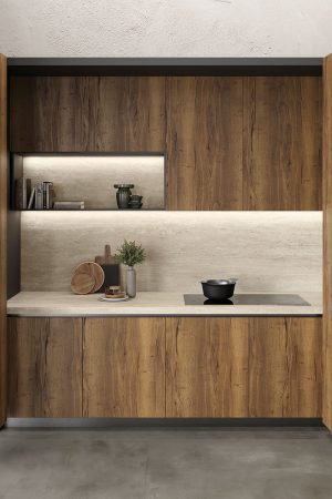 Atlas Plan Travertino Pearl 12mm Porselen Tezgah