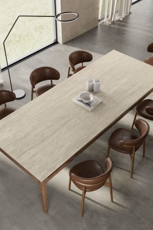 Atlas Plan Travertino Pearl 12mm Porselen Tezgah