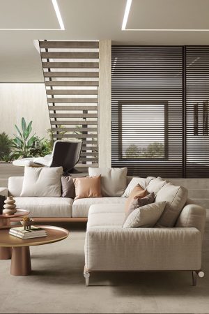 Atlas Plan Travertino Sand 12mm Porselen Tezgah