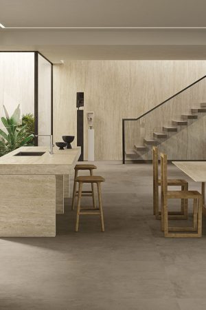 Atlas Plan Travertino Sand 12mm Porselen Tezgah