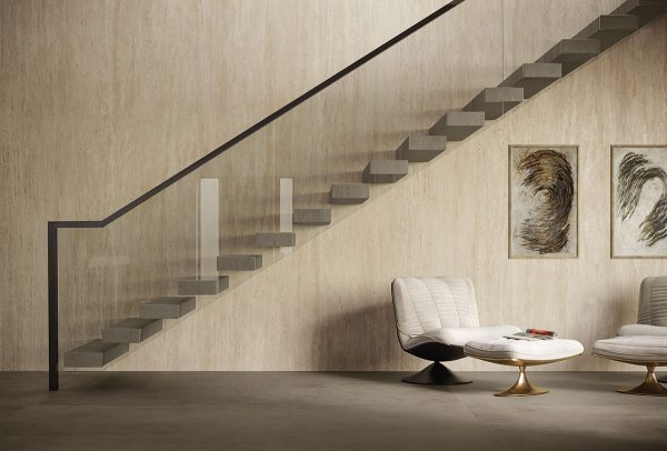 Atlas Plan Travertino Sand 12mm Porselen Tezgah