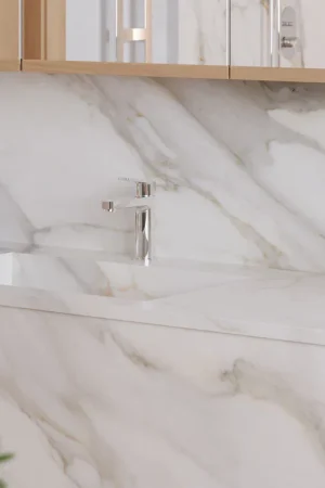 BiqSlab Calacatta Borghini Porselen Tezgah