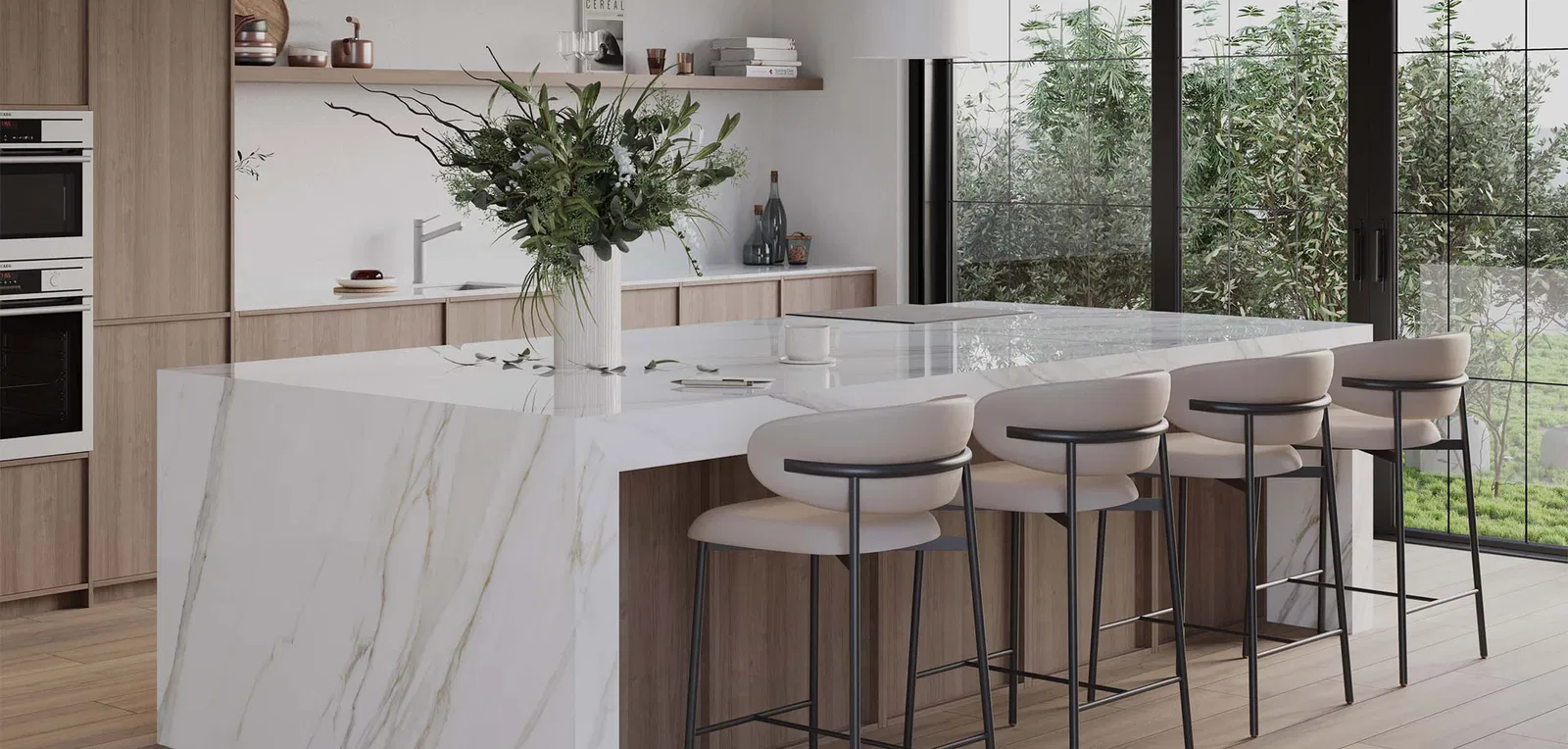 BiqSlab Calacatta Oro Porselen Tezgah