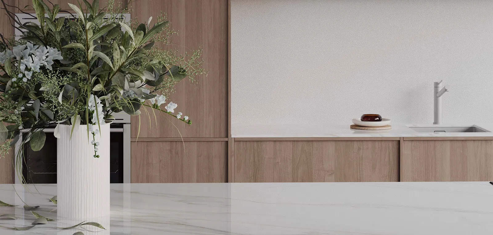 BiqSlab Calacatta Oro Porselen Tezgah