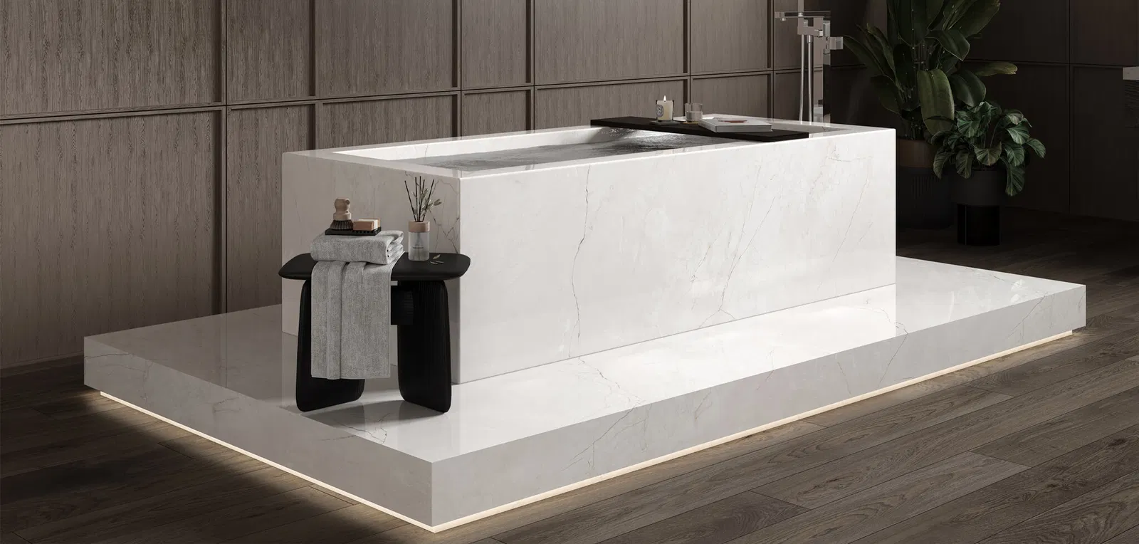 BiqSlab Clair Grey Porselen Tezgah