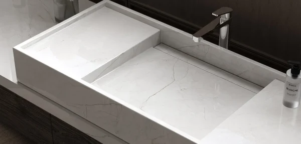 BiqSlab Clair Grey Porselen Tezgah