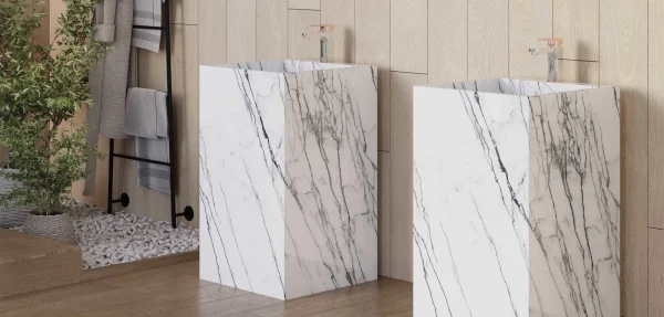 BiqSlab Greylac Porselen Tezgah