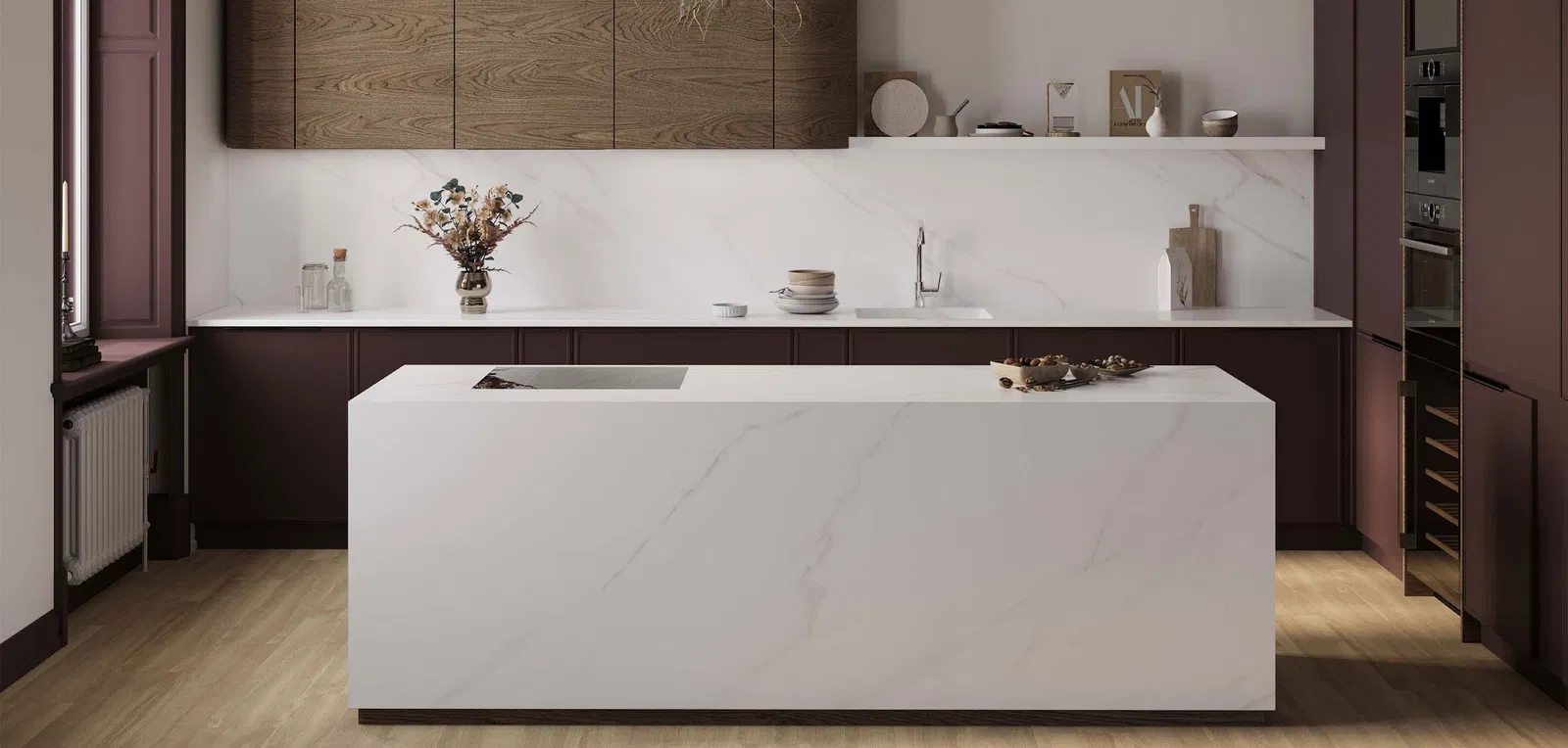 BiqSlab Lush Porselen Tezgah