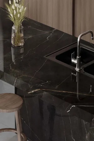 BiqSlab Marron Glace Porselen Tezgah