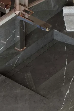 BiqSlab Pietra Grey Porselen Tezgah