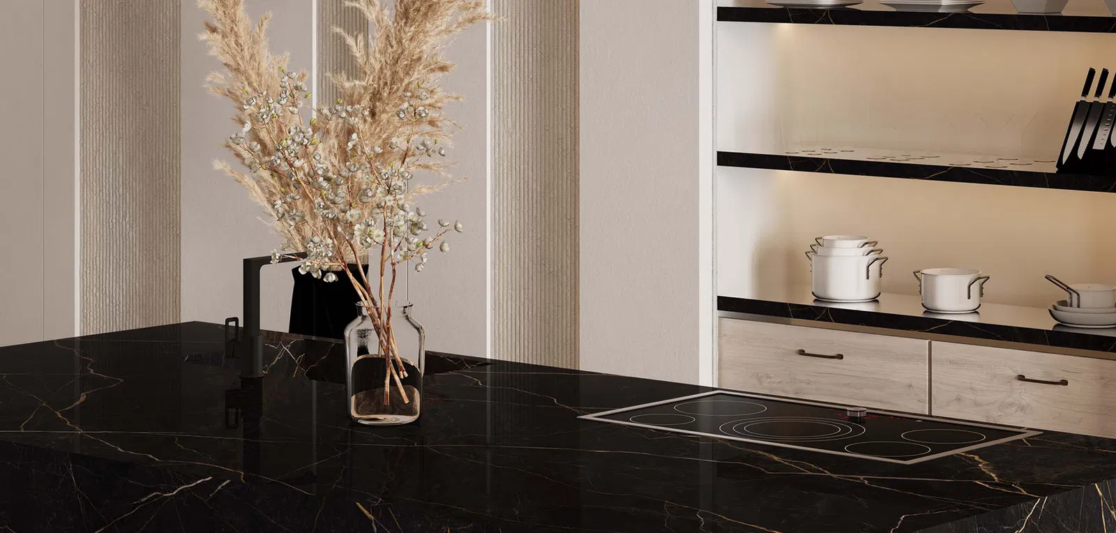 BiqSlab Port Laurent Porselen Tezgah