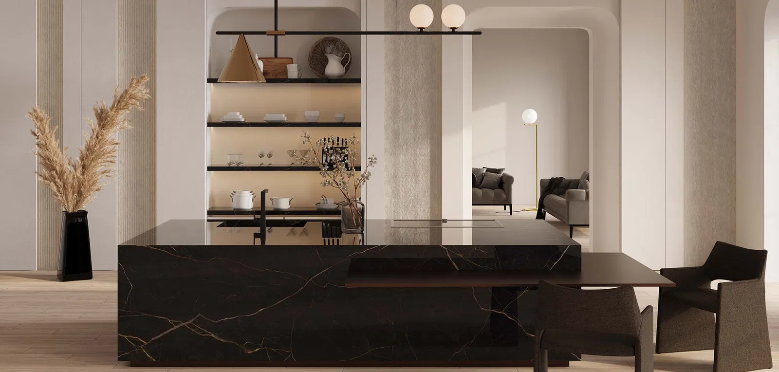 BiqSlab Port Laurent Porselen Tezgah