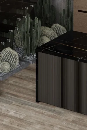 BiqSlab Sahara Noir Porselen Tezgah