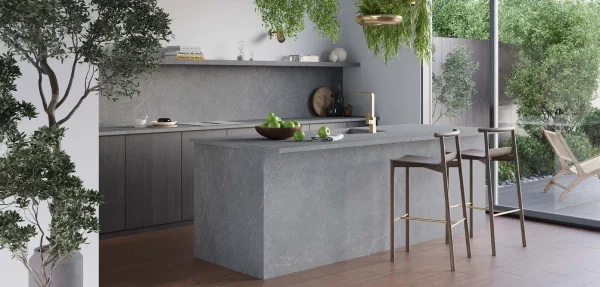 BiqSlab Silver Moon Porselen Tezgah