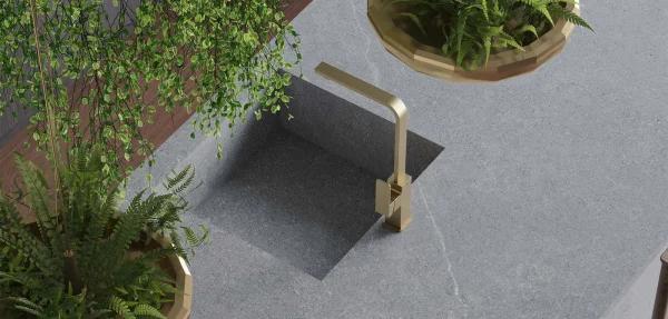 BiqSlab Silver Moon Porselen Tezgah