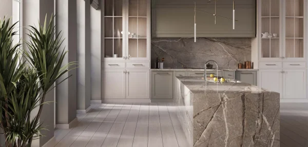 BiqSlab Silver Root Porselen Tezgah