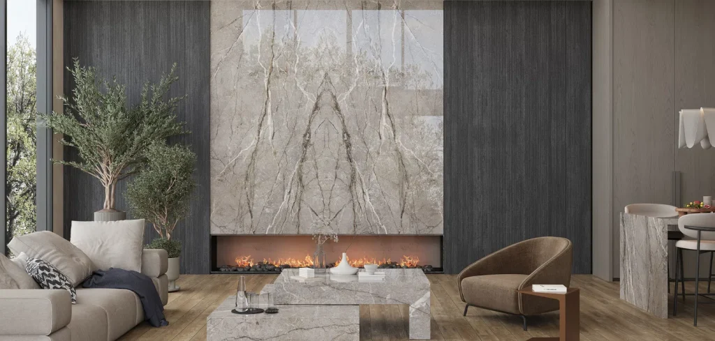 BiqSlab Silver Root Porselen Tezgah