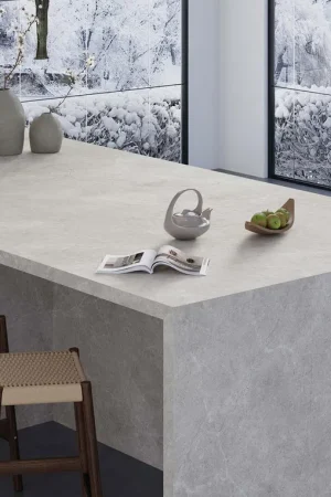 BiqSlab Tundra Grey Porselen Tezgah