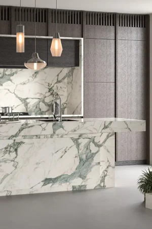 BiqSlab Verde Luna Porselen Tezgah