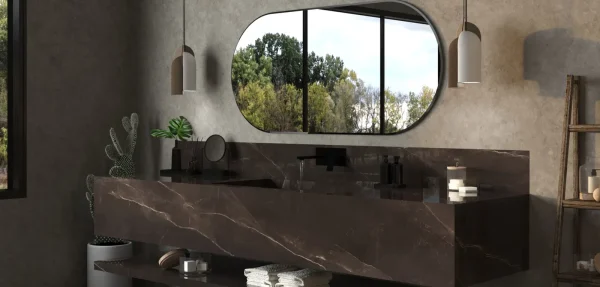 Biqslab Amani Bronze Porselen Tezgah