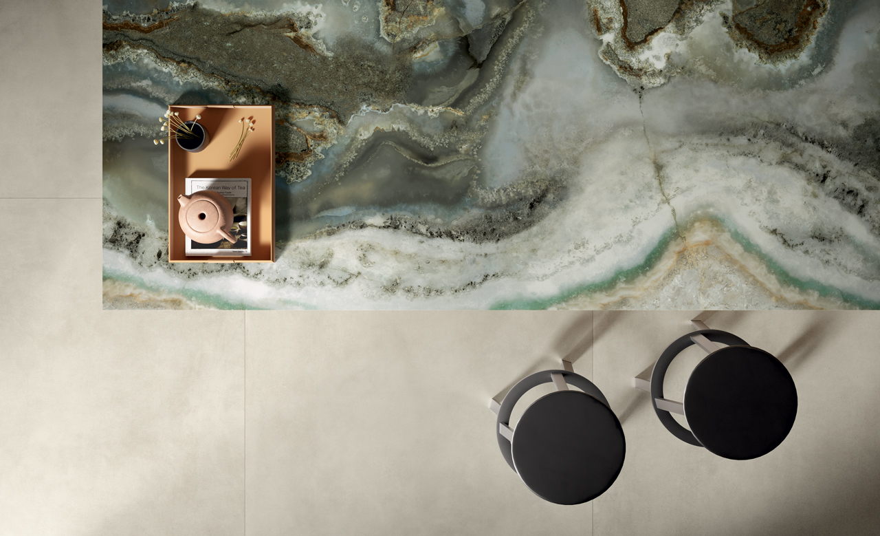 Fondovalle Agate Crystal Jade | Porselen Mutfak Tezgahı