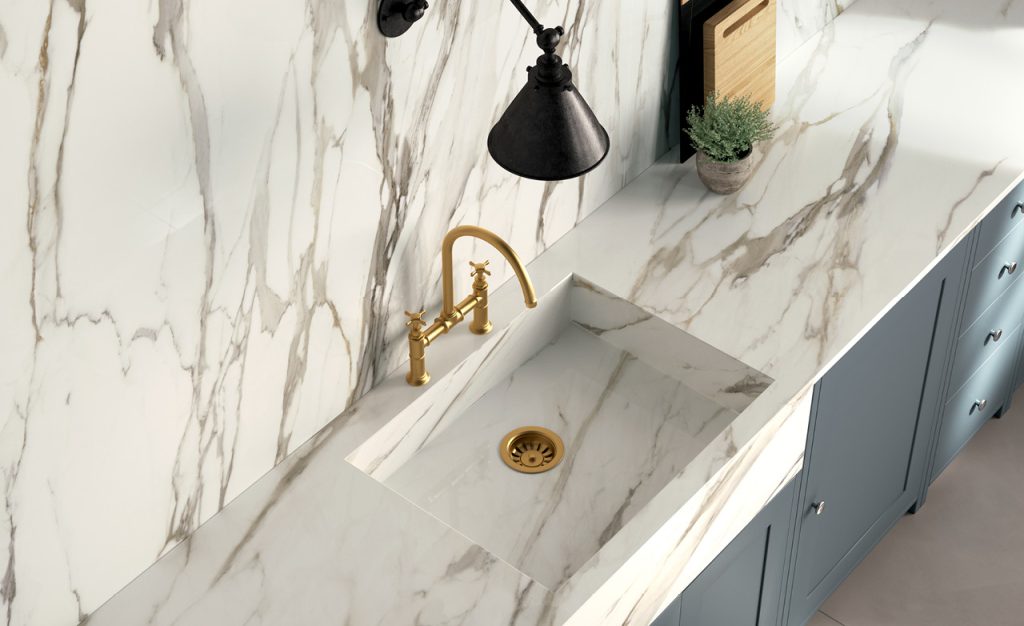 Fondovalle Calacatta Gold | Porselen Mutfak Tezgahı