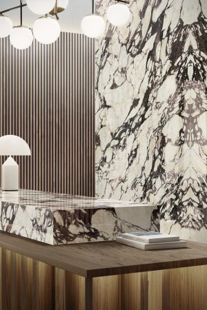 Fondovalle Calacatta Viola | Porselen Mutfak Tezgahı