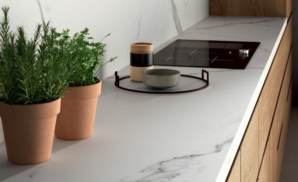 Fondovalle Calacatta White | Porselen Mutfak Tezgahı