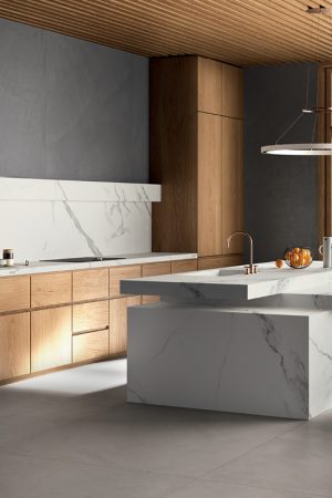 Fondovalle Calacatta White | Porselen Mutfak Tezgahı