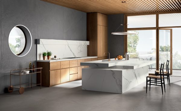 Fondovalle Calacatta White | Porselen Mutfak Tezgahı