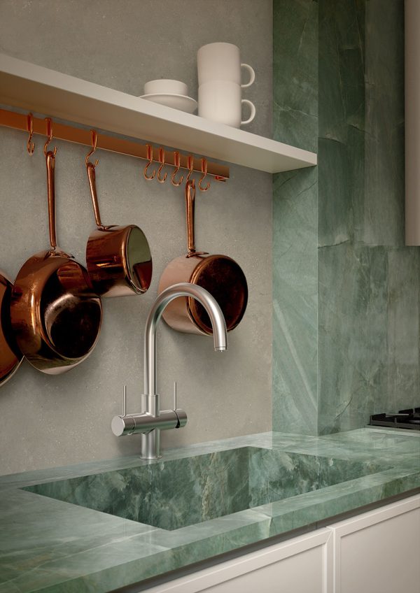 Fondovalle Emerald Green | Porselen Mutfak Tezgahı