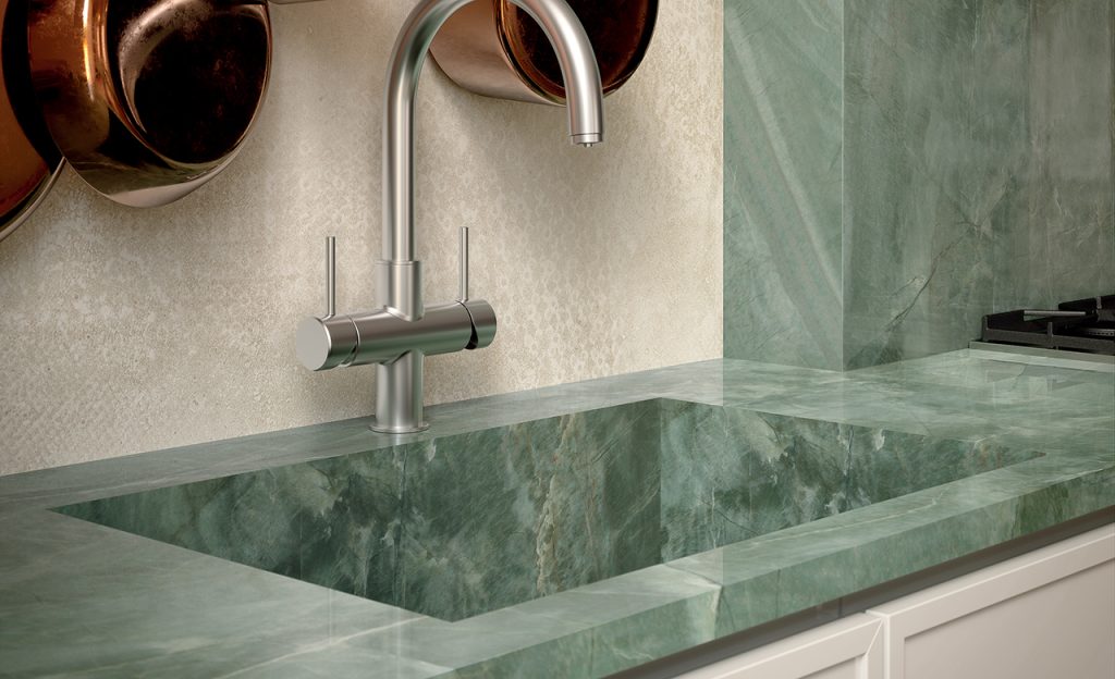 Fondovalle Emerald Green | Porselen Mutfak Tezgahı