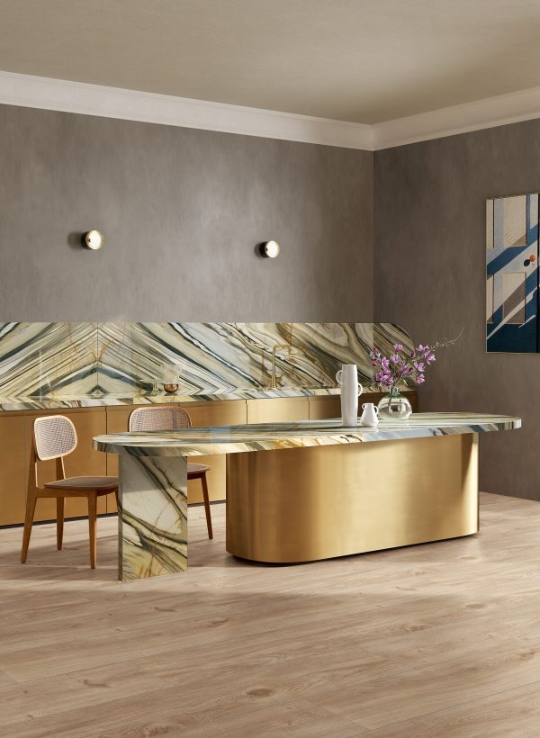 Fondovalle Luxury Gold | Porselen Mutfak Tezgahı