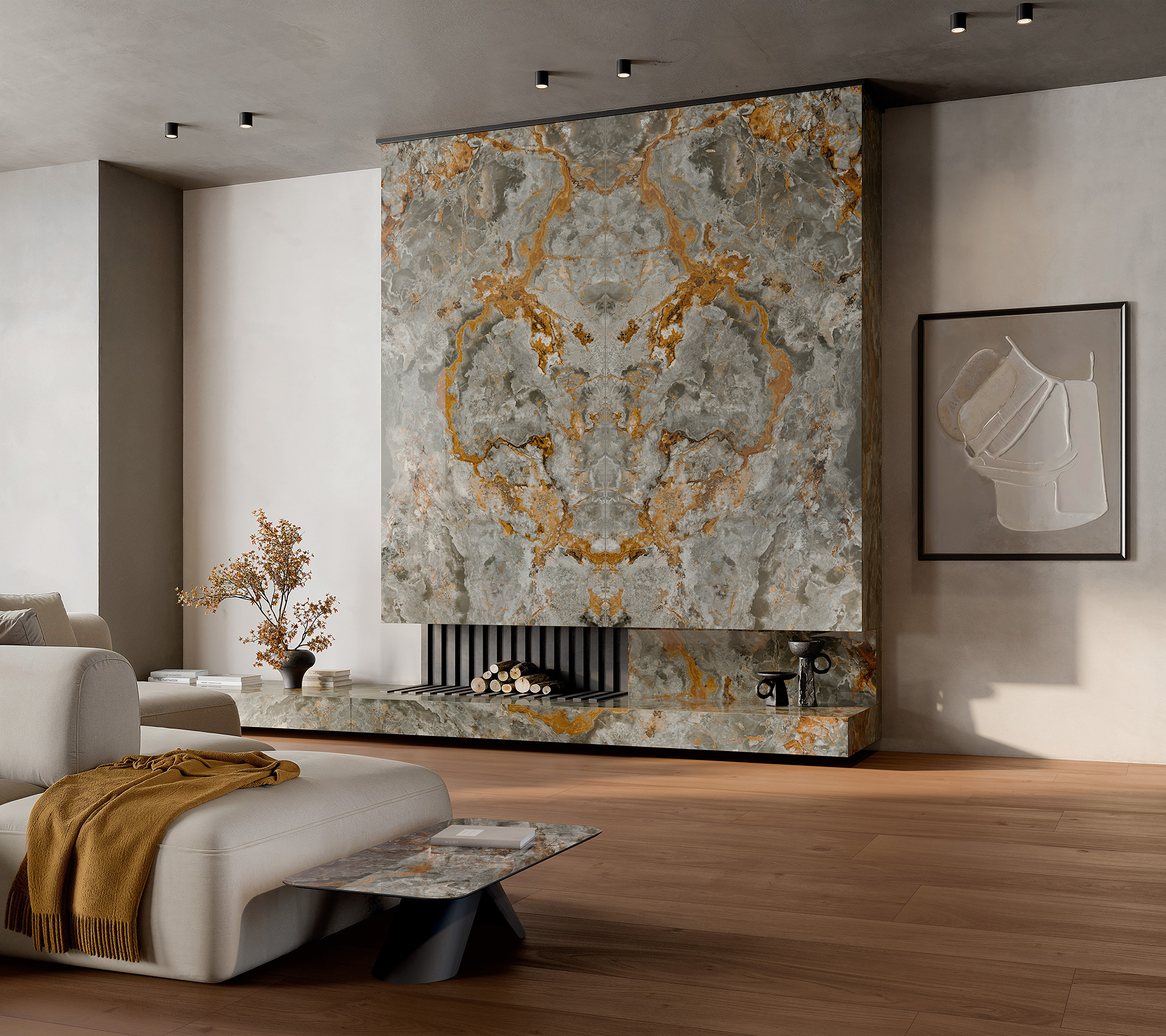 Fondovalle Tundra Grey | Porselen Mutfak Tezgahı - Görsel 4