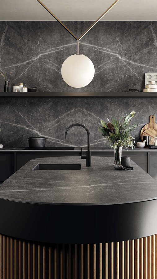 Infinity Atlantis Grey 12mm Porselen Tezgah