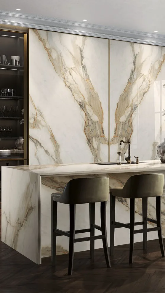 Infinity Calacatta Hermitage 12mm Porselen Tezgah