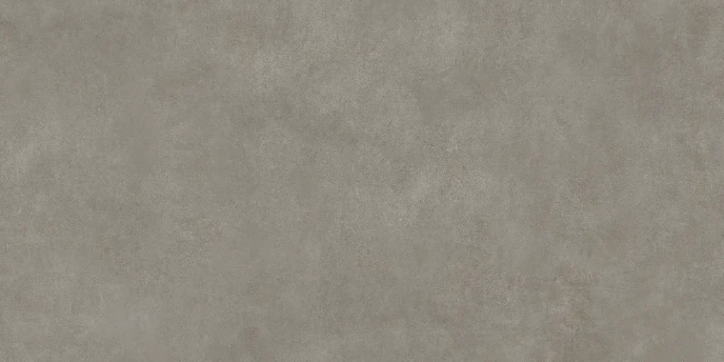 Beton görünümlü, gri renkli Infinity Concrete Grey porselen plaka. Mutfak tezgahı ve banyo kaplamaları için ideal.