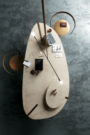 Infinity Crystal Amber 12mm Porselen Tezgah