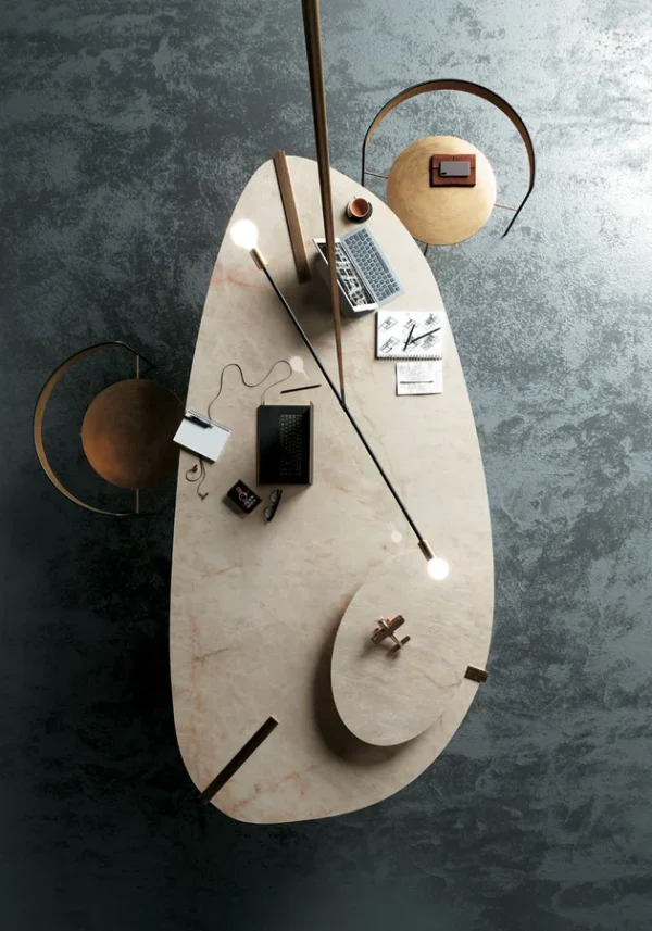 Infinity Crystal Amber 12mm Porselen Tezgah